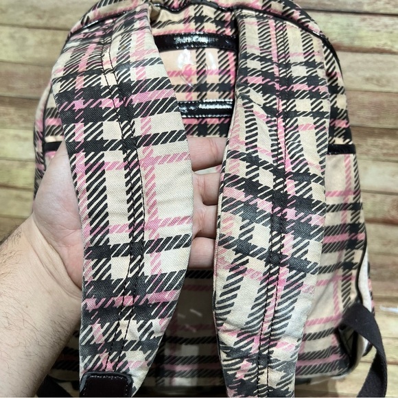 Juicy Couture Pink Velvet Y2K Backpack - Picture 8 of 11